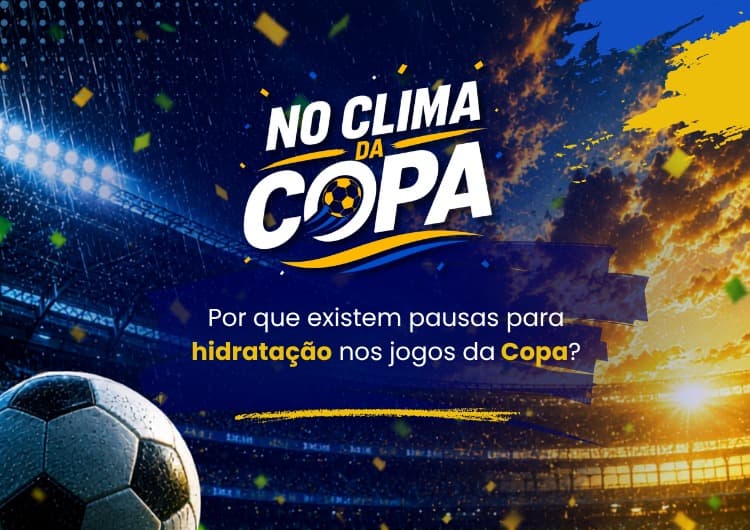 Imagem da notícia Pausa para hidratação na Copa do Mundo: entenda por que ela é importante